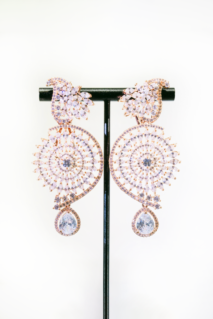 Rasha CZ Earrings - Habebe Couture