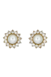 Inaaya Stud Earrings in Pearl - Habebe Couture