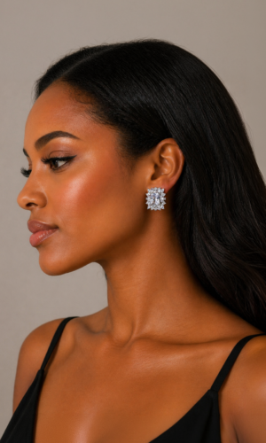Silver Cushion Cut
