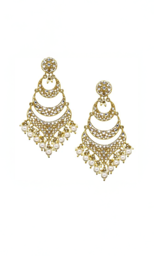 Jivika Earrings in Pearl