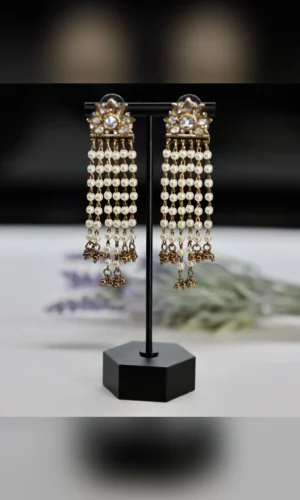 Mishka Earrings in Pearl