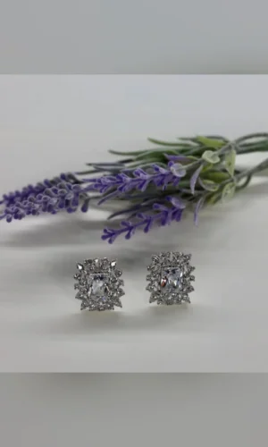Silver Cushion Cut