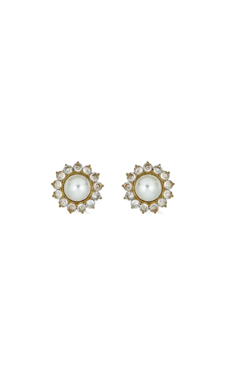 Inaaya Stud Earrings in Pearl