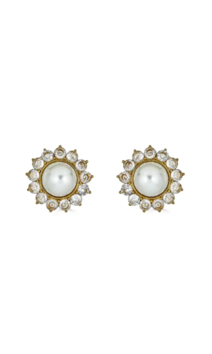 Inaaya Stud Earrings in Pearl