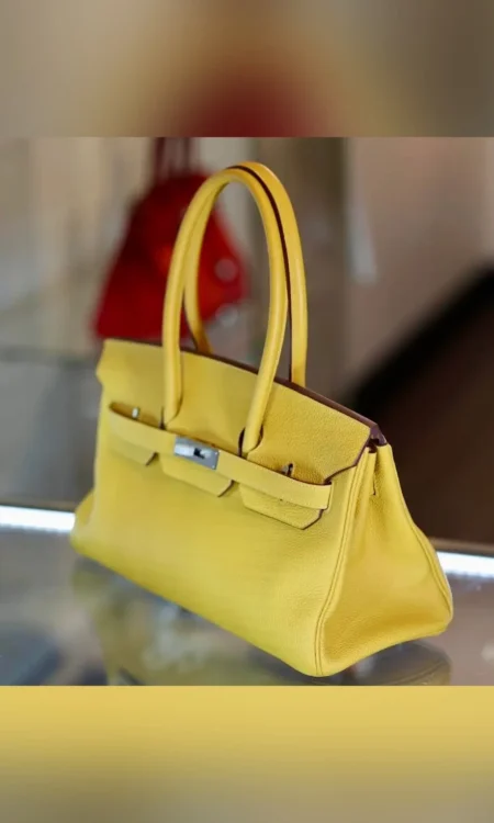 Birkin Shoulder 35 Togo Jaune Ambre