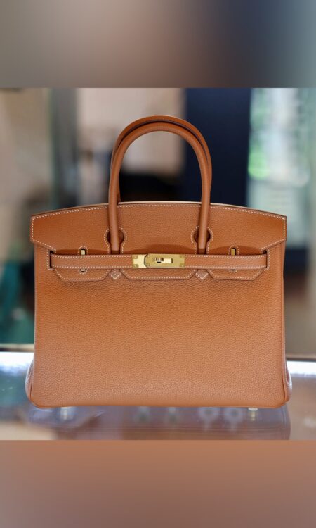 Togo Birkin 30 Golden Brown