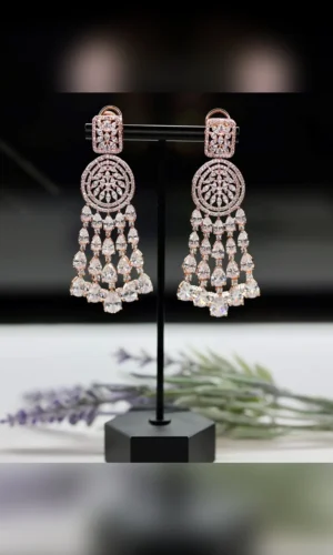 Kaur Crystal Drop Earrings