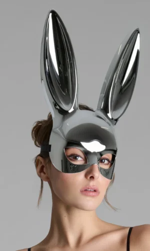 Les Fétiches Bunny Mask - Silver