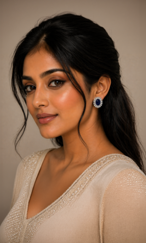 Sapphire Grace Studs