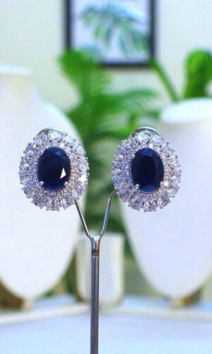 Sapphire Grace Studs