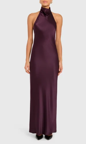 Santana Gown - Black Cherry