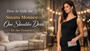 Susana Monaco one shoulder dress