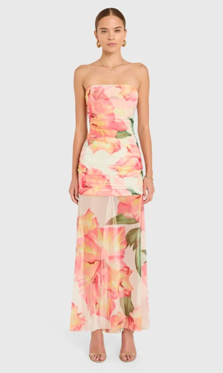 Leo Dress - Hibiscus