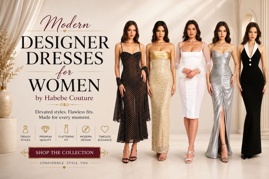 modern designer dresses for women