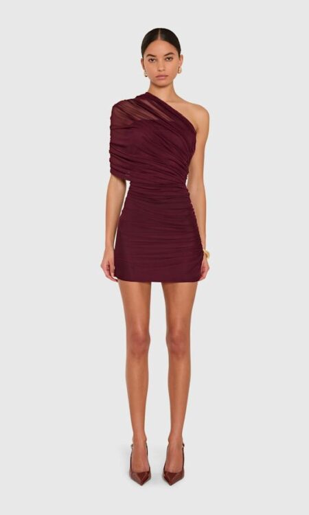 Mia Dress - Aubergine